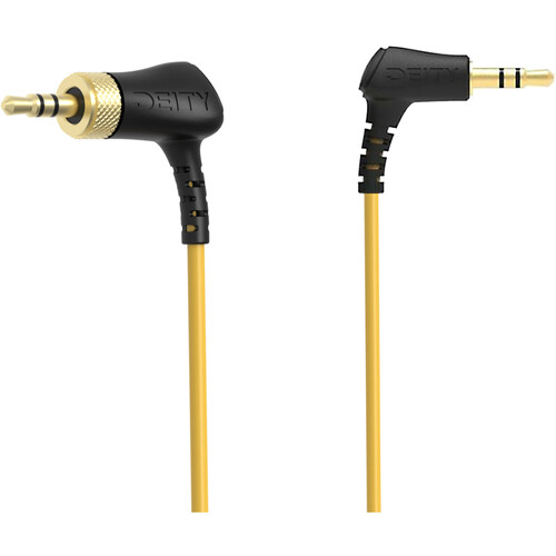 Deity Microphones C12 Locking Right-Angle 3.5mm TRS to Right-Angle 3.5mm TRS Cable